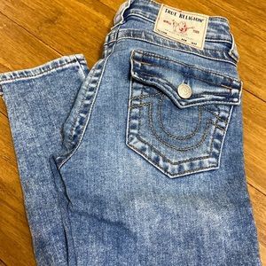 True religion HALLE mid rise super skinny, Size 26